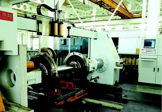 Presse hydraulique de roue de commande numérique par ordinateur, machines hydrauliques automatiques de presse de vitesse